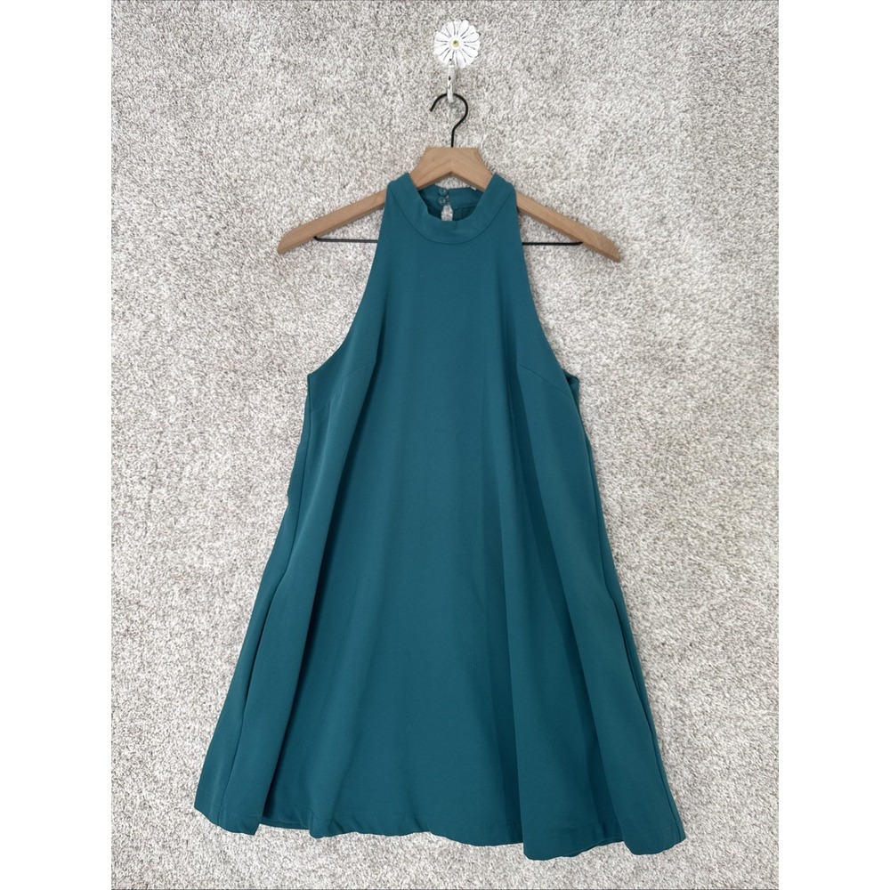 Lovers + Friends Lily Swing Dress Emerald Green Color Size XS